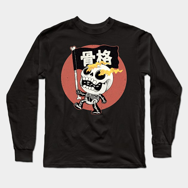 Skulls March Long Sleeve T-Shirt by ppmid